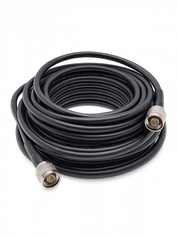 Кабель для GSM оборудования с разъемами N-male удлинитель 10м Орбита OT-GSM33